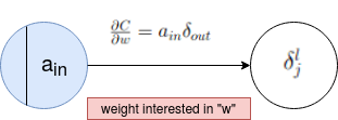 Why matrix transpose in backpropogation